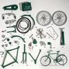 DIY Retro Bicycle Model Ornament, Creative 1:10 Simulation Mini Alloy Bicycle Model Scale Kit