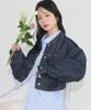 Music Outerwear Short Denim Jacket Indigo [Earth & Ecology] Women's