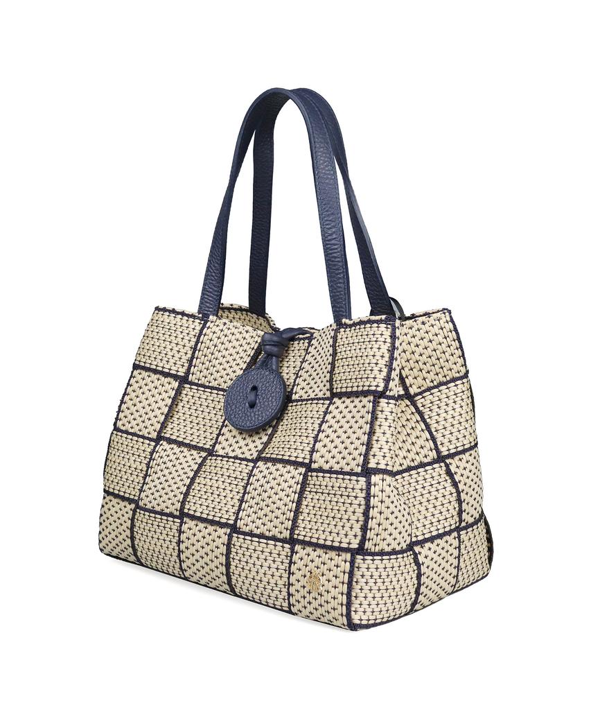 Karis Montappone Felice Raffia Tote Bag Woven Bag Weaving Bag Woven Bag