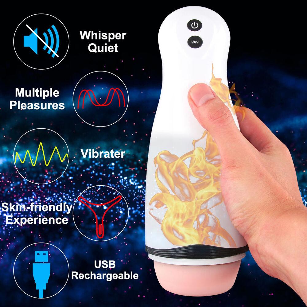 Vibrating Male Masturbator Sex Toys Realistic Vaginal Pocket Pussy Blowjob Sucking Masturbator Cup for Male Stroker Adult Toys