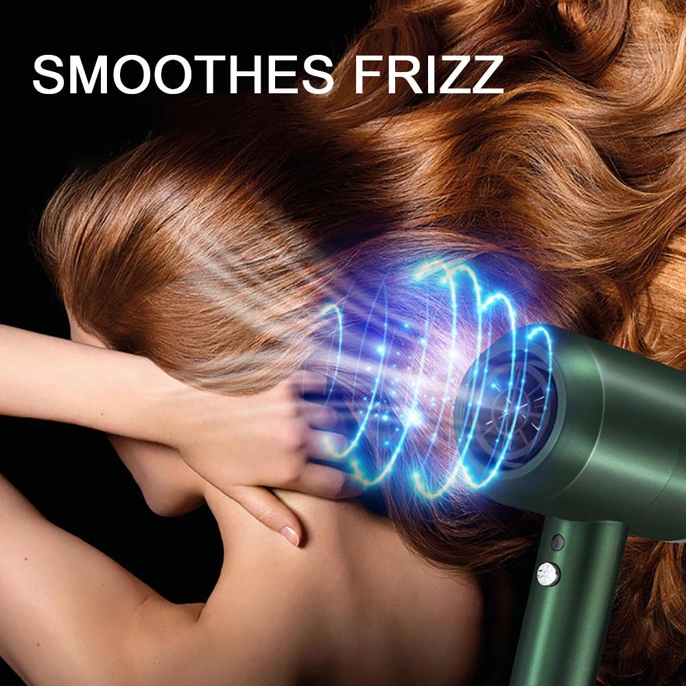 Professional Hair Dryer with Diffuser Salon Negative Ionic  Blow Dryer  Fast Heating  3 Heat Settings 2000W Powerful