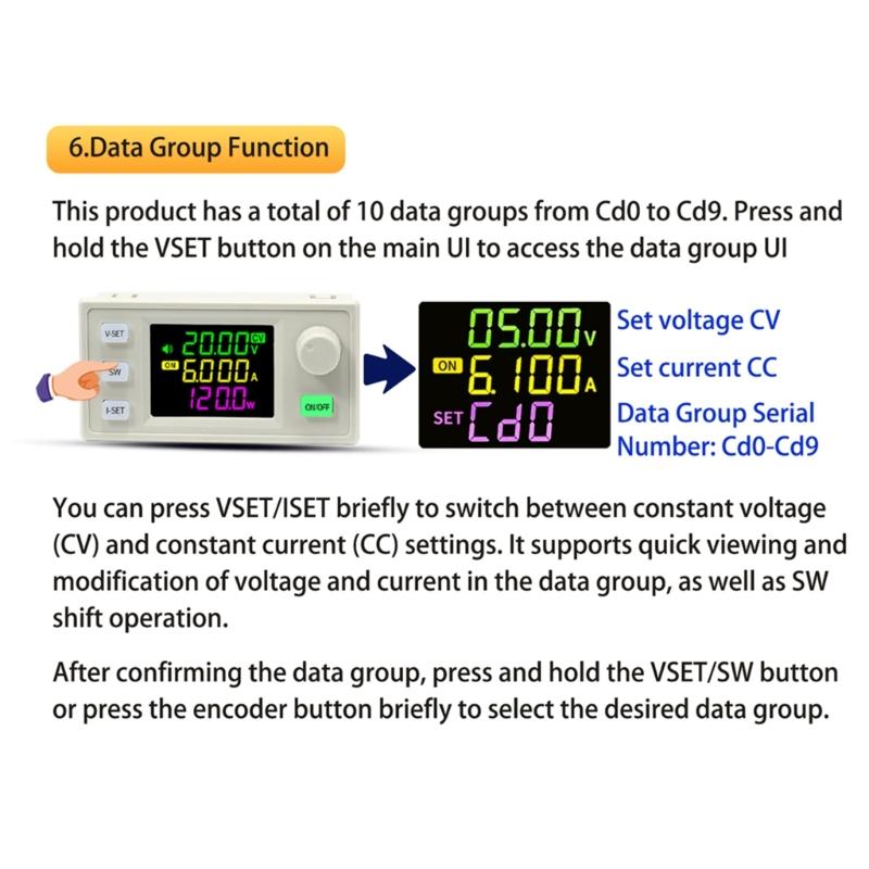 Steps Up/Down Regulated Power Module 120W Adjustable Voltage Regulator For Outdoor Enthusiasts  DIY Electronics