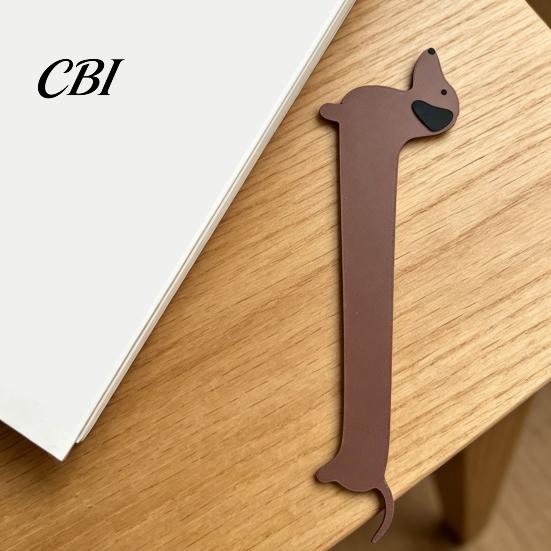 Personalized Bookmarks 2Pcs 3D Printed Dog Bookmark, Dachshund Page Holder for Students, Cute Book Lover Gift Idea Puppy Marker Office School Reading,