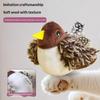 Interactive Cat Toys Electric Squeaky Simulation Bird Plush Cats Pets Teasing Toys With Feather Kitten Chirping Bird Toys
