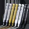 Permanente Lackmarker Stifte mit Tinte Set Gold Silber Weiß 2mm Kunstmarker Reifengummi Stoff Metall Metallische Marker Stifte