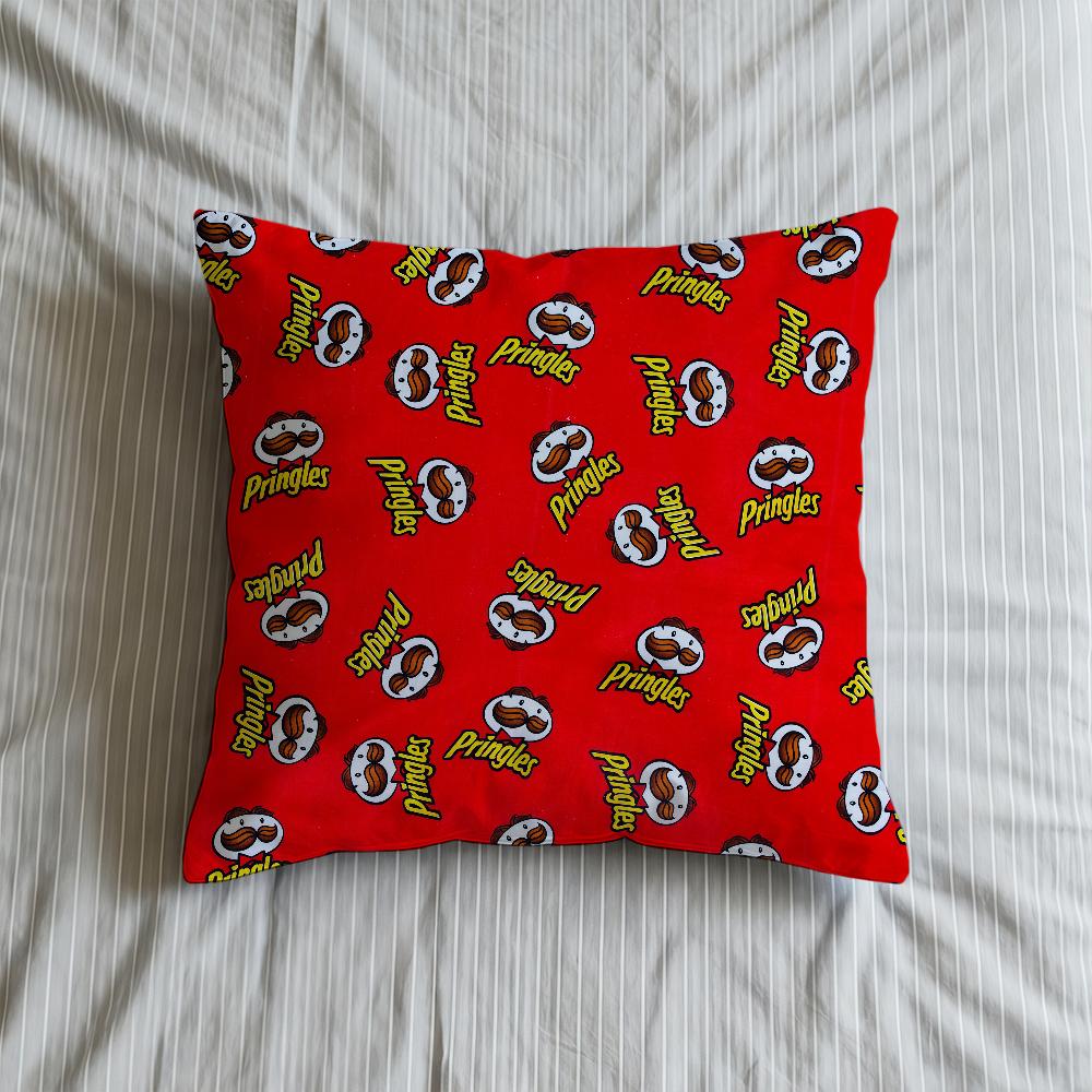 P-PringleS-ES Cushion Cover Soft Case Sofa Living Room Bearded Home Comfortable Office Decor Protective Pillow