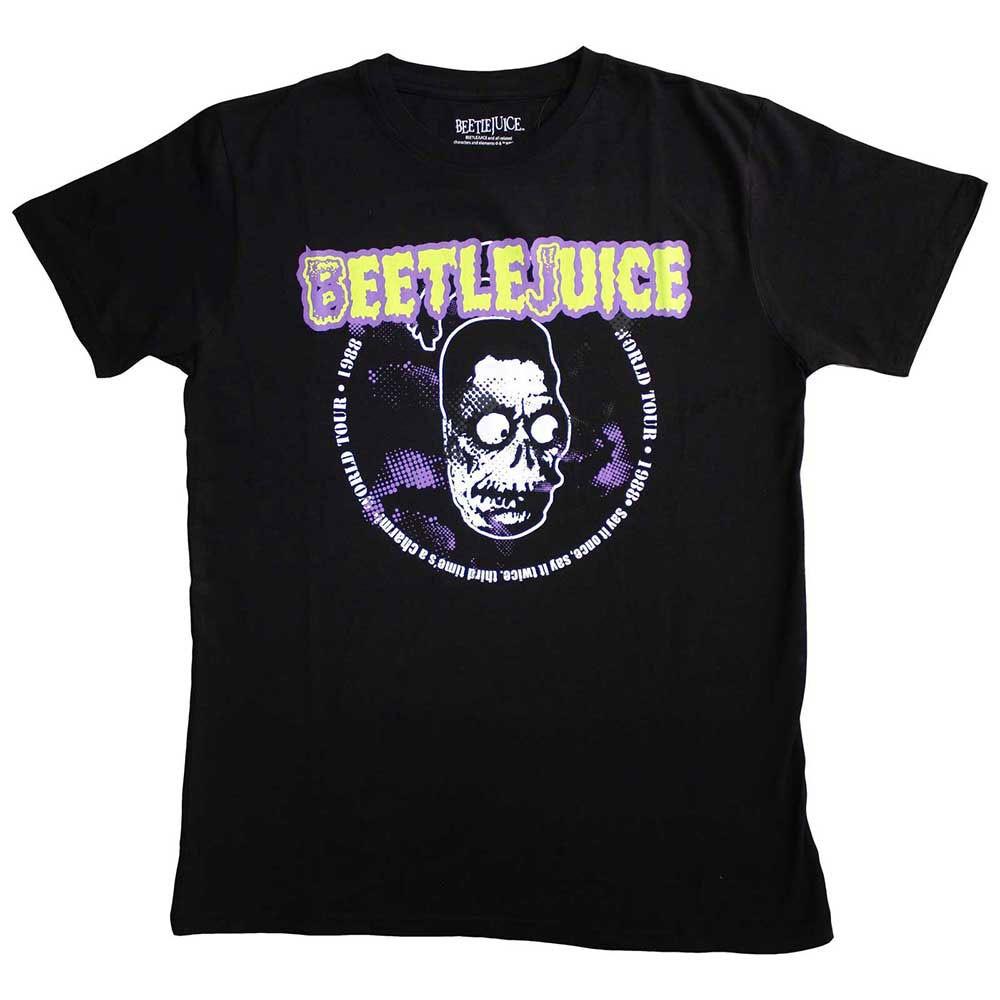 Men s Beetlejuice 1988 World Tour T-shirt X-Large Black S