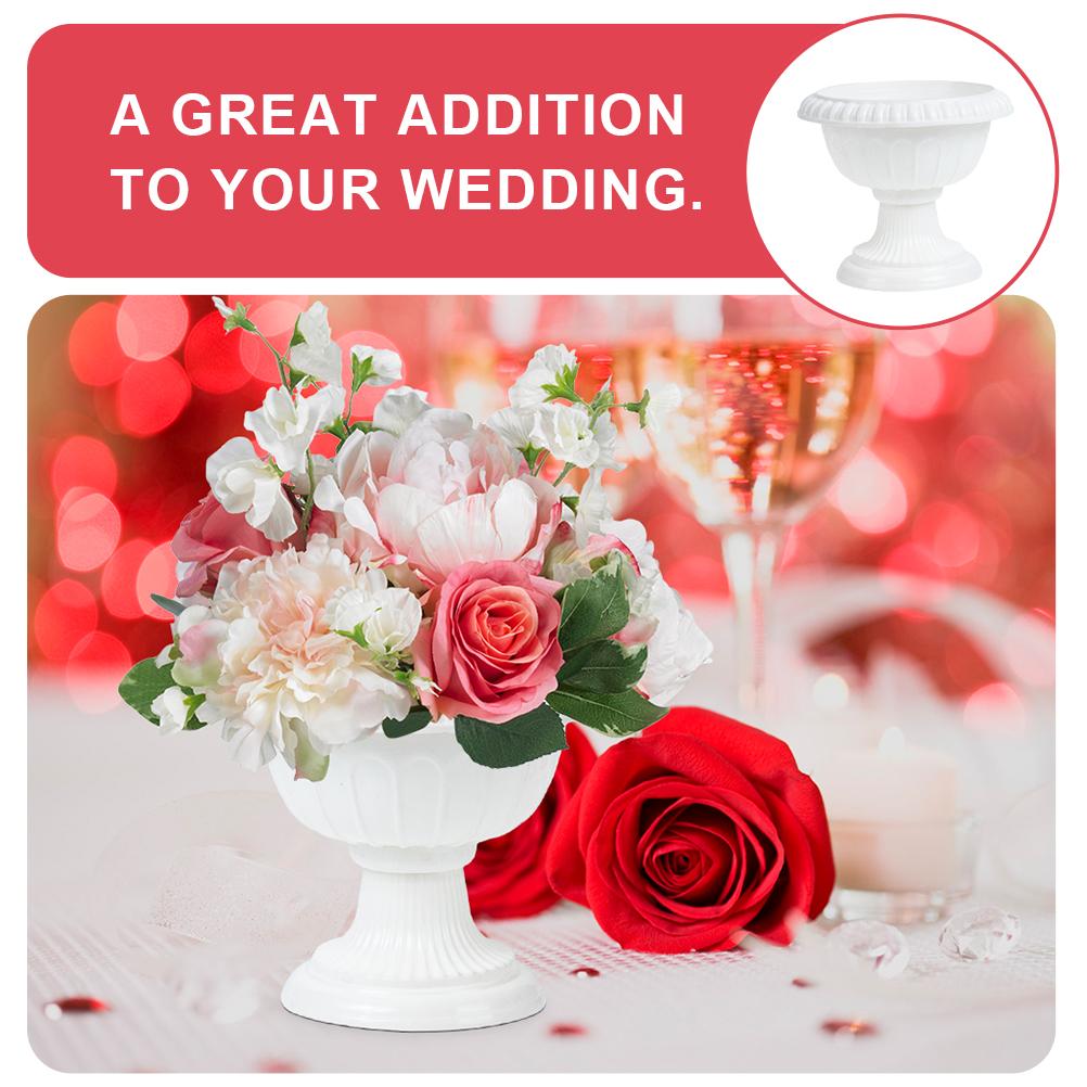 2 Pcs Decorations Outdoor Flower Pots Plant Saucers for Outdoors Plastic Creative European Style Holder