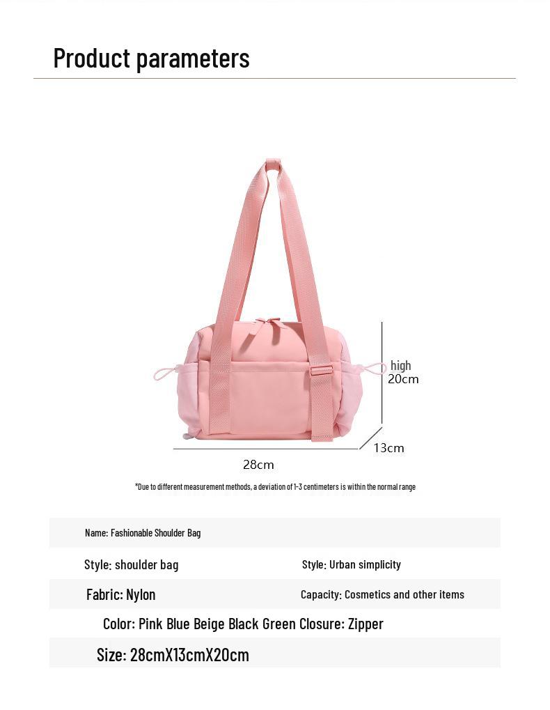 Multifunctional Sports Fitness Bag with Wet/Dry Separation, Large Capacity, Single Shoulder Design.
