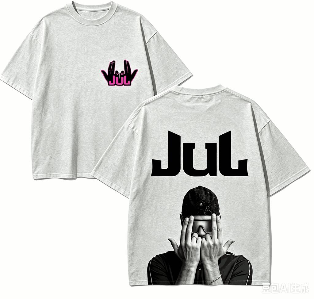 Rapper Jul Gift T-shirt Men Women Harajuku Oversized Unisex Short Sleeve Streetwear high quality Couples hot product Comfortable