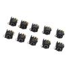 10pcs XLR Female Jack Socket Connector 6.5mm Panel Mount Socket Connector for AV Equipment Car Speak