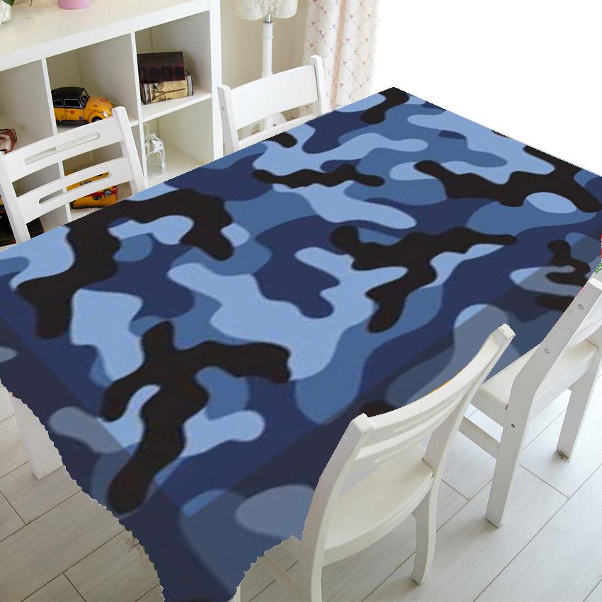 Green Camouflage Camo Pattern Table Cloth Cover Tablecloth for Party Home Decor Military Army Camo Tablecover Kitchen
