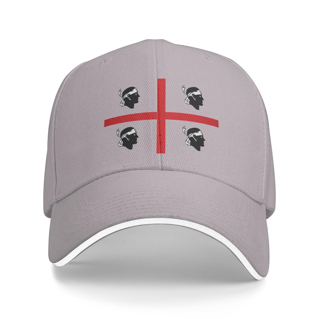 Custom Flag of Sardinia Baseball Cap Women Unisex Breathable Italy Sardegna Mori Dad Hat Streetwear