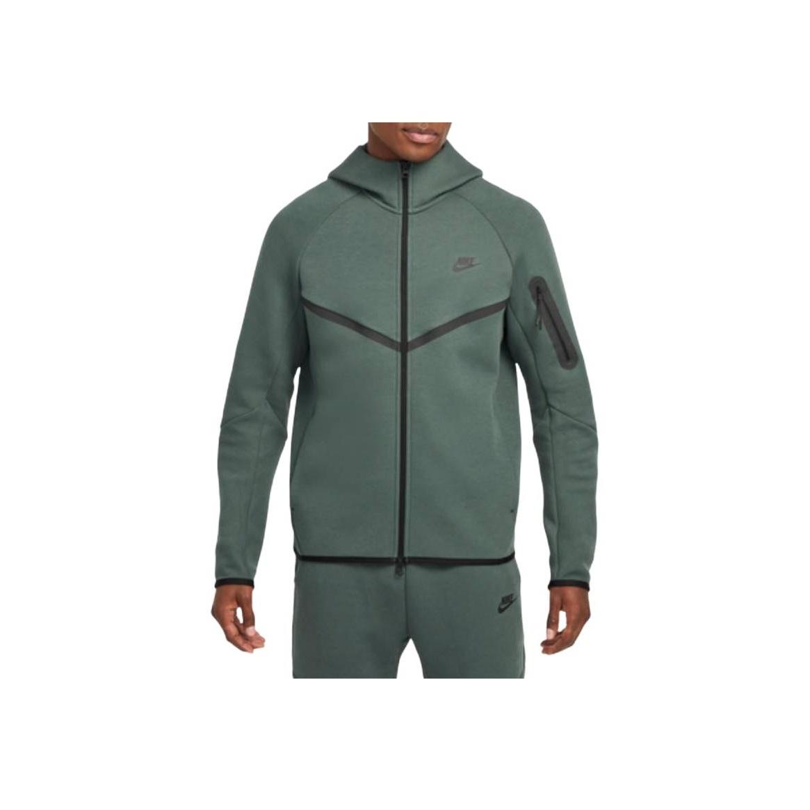 

Nike Логотип Буквенный Толстовка с капюшоном и длинным рукавом Мужские куртки Зеленый HV0949-338 XL