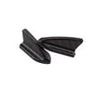 10 Pcs Car Roof Spoiler, Self Adhesive Car Body Spoiler Kit, Car Self Adhesive Roof Wing Exterior Trim Accessories (Black)