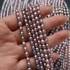 1String, Purple Beads 4-5mm, Fashion Handmade Rice Shape Artificial Pearl Beads for Jewelry Making DIY Necklaces, Bracelets, Anklet Accessories 36cm