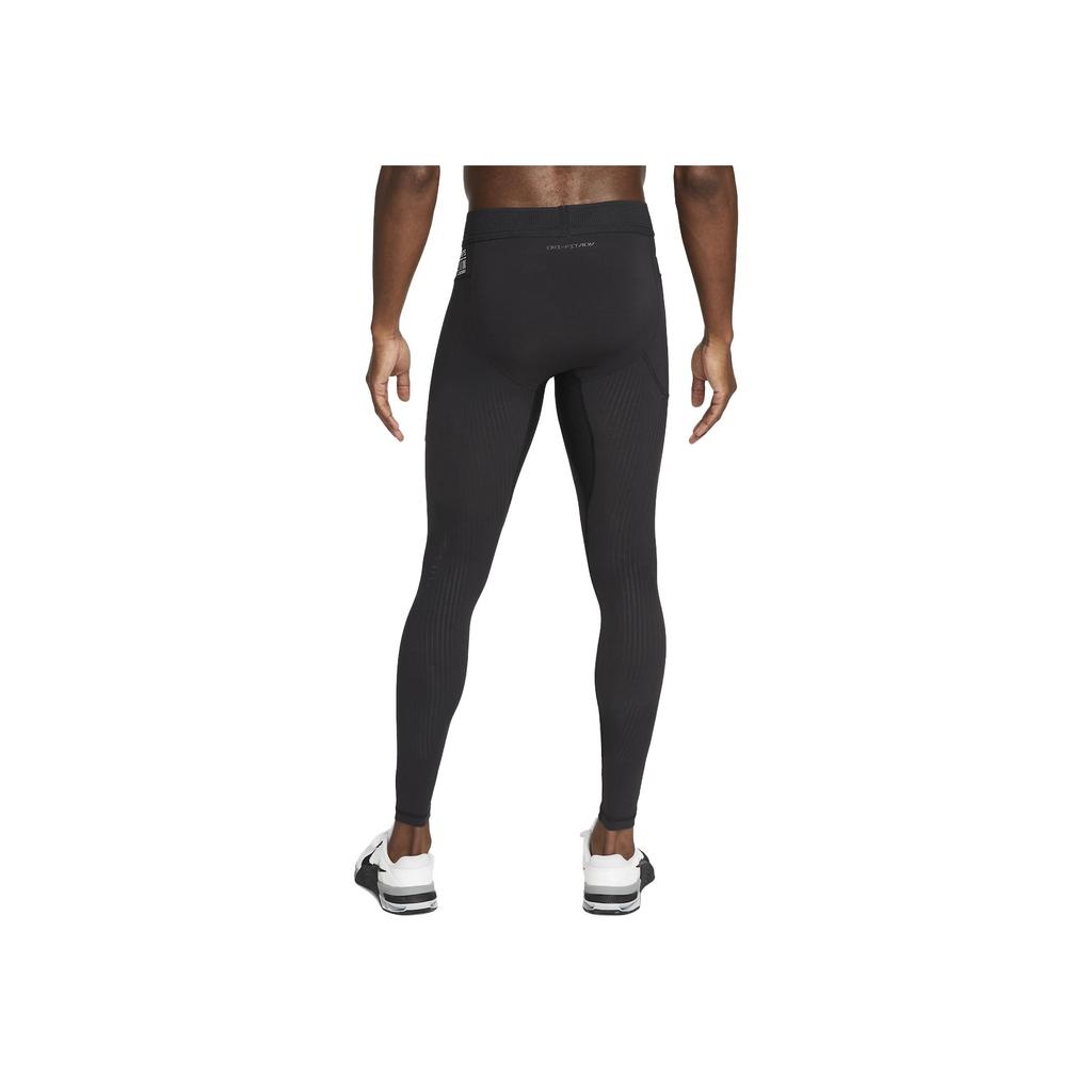 Nike Solid Color High Waist Slim Fit Sports Long Pants Men Bottoms Black DR1890-010