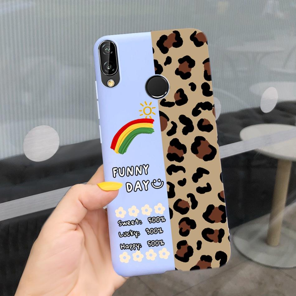 For Huawei P20 Lite Case Nova 3e ANE-LX1 ANE-LX2 Cute Cartoon Candy Color Silicone Phone Cases For Huawei P20lite Soft TPU Cover