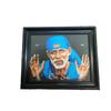 @ OM SAI Shirdi 2 Hand Baba Wall Wooden Photo Frame For Home Decor 24 X 29 Cm Zr-1703-60%Off