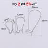 50pcs/lot  Gold Bronze French Lever Earring Hooks Ear Wires Earrings Findings For Jewelry Making DIY Accessories Supplies