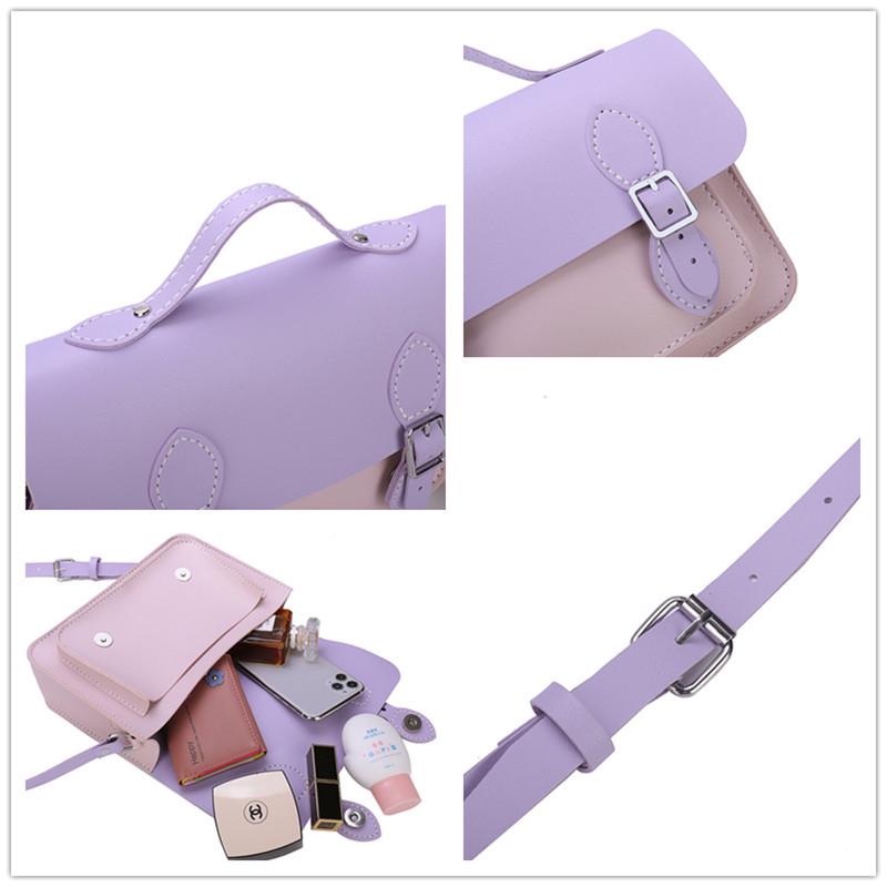 CC Retro Style DIY Color Block Women's Crossbody Shoulder Bag – Perfect Gift for Girlfriend