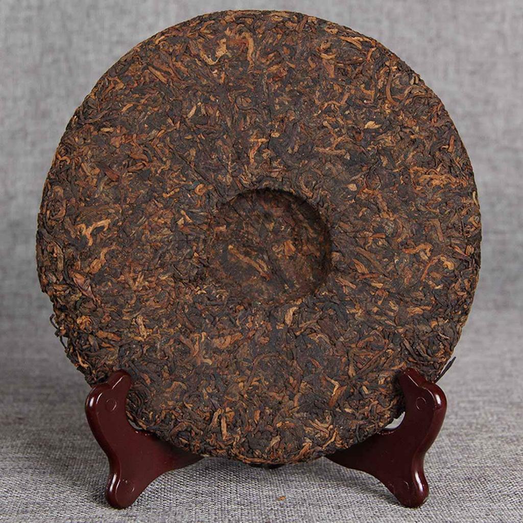 Ripe Pu-erh Tea Laobanzhang Ancient Tree Golden Bud Loose Leaf 357g Premium