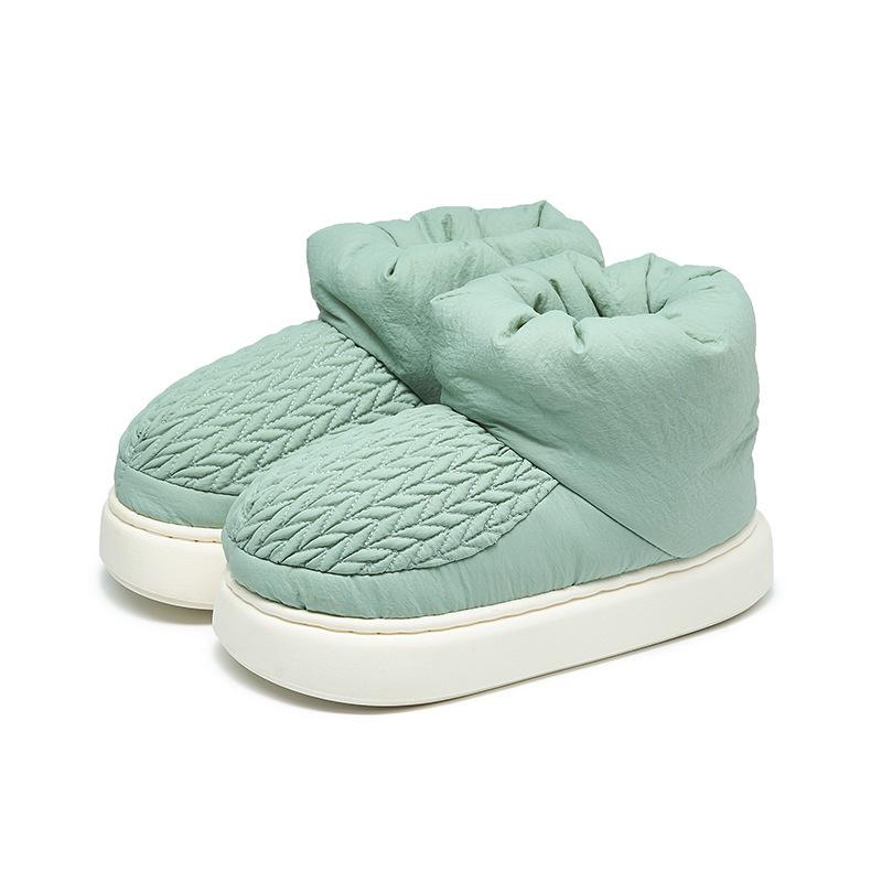 Men's Winter Fuzzy Warm Ankle Boots Waterproof Fur Lined Furry Slippers Non-slip House Slippers Home Shoes Indoor Outdoor Cozy Snow Boots for Male