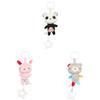 Baby Bear Rabbit Panda Plush Multifunction Teething Rattle With Music For Infant Sensory Development