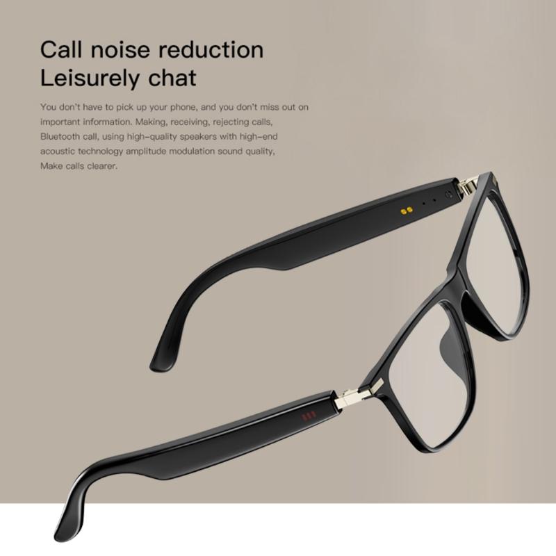 AI Translator Glasses for Men Women Support Multi Platform Multifunction Bluetooth-compatible Audios Eyewear