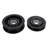 V Idler Pulley Flat Idler Pulley Kit GX20286 GX20287 Replacement for D140 D130 D100 LA100 LA105 LA110 LA115 Mower Decks