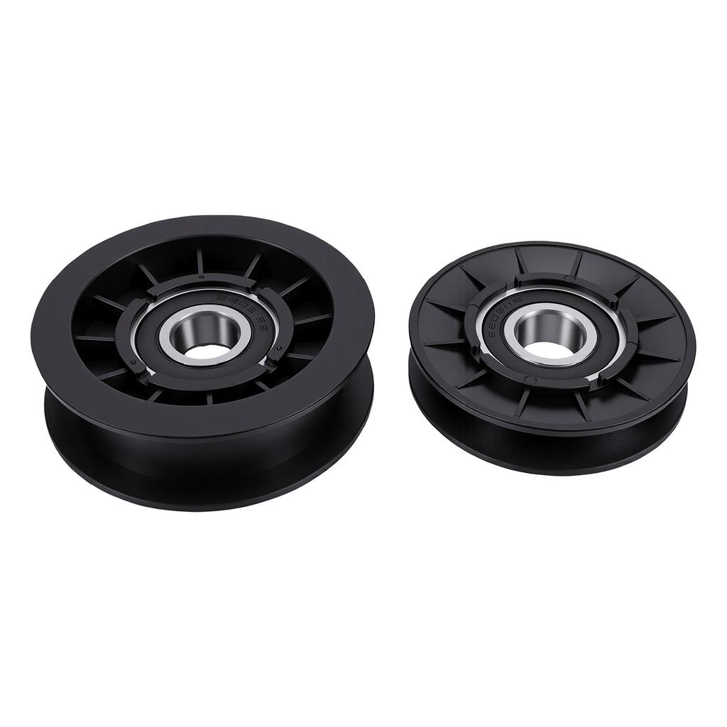 V Idler Pulley Flat Idler Pulley Kit GX20286 GX20287 Replacement for D140 D130 D100 LA100 LA105 LA110 LA115 Mower Decks