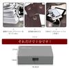 SUKIZUKI Combination Storage Box with PIN Holds A4 and 2 Square Document Steel Theft Secure Large Nordic Simple For Home or Office Gray Safe, Code,