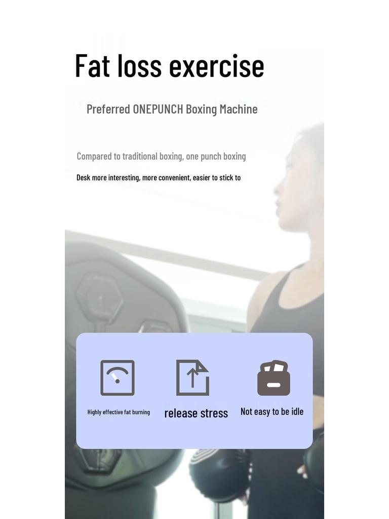 OnePunch 2nd Gen Smart Boxing Machine for Professional Fitness Training