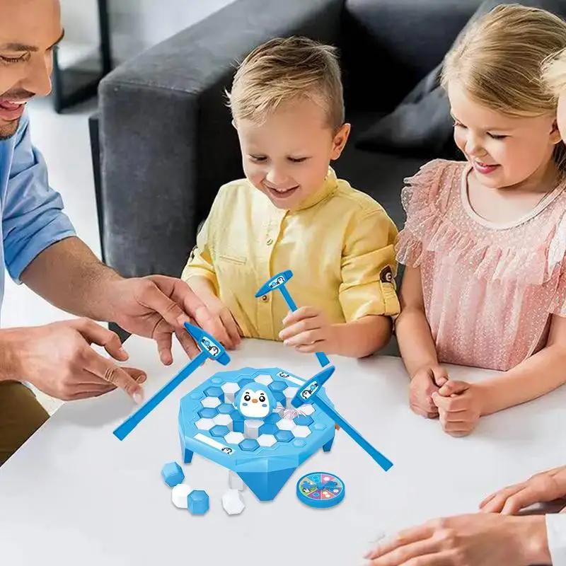 Funny Penguin Trap Interactive Indoor Board Game Ice Breaking Save The Parent-child Table Entertainment Toys Kids Desktop Games