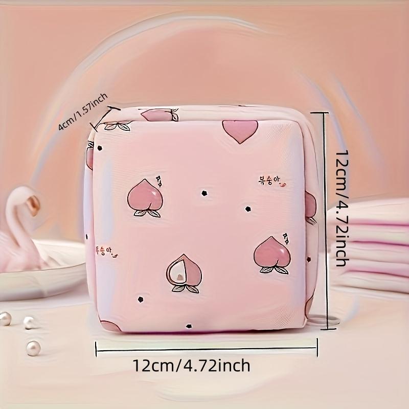 1pc Creative Minimalist Sanitary Pad Organizer Bag -Cartoon Random Toilet Paper Holder,Multifunctional Travel High-Quality Pouch