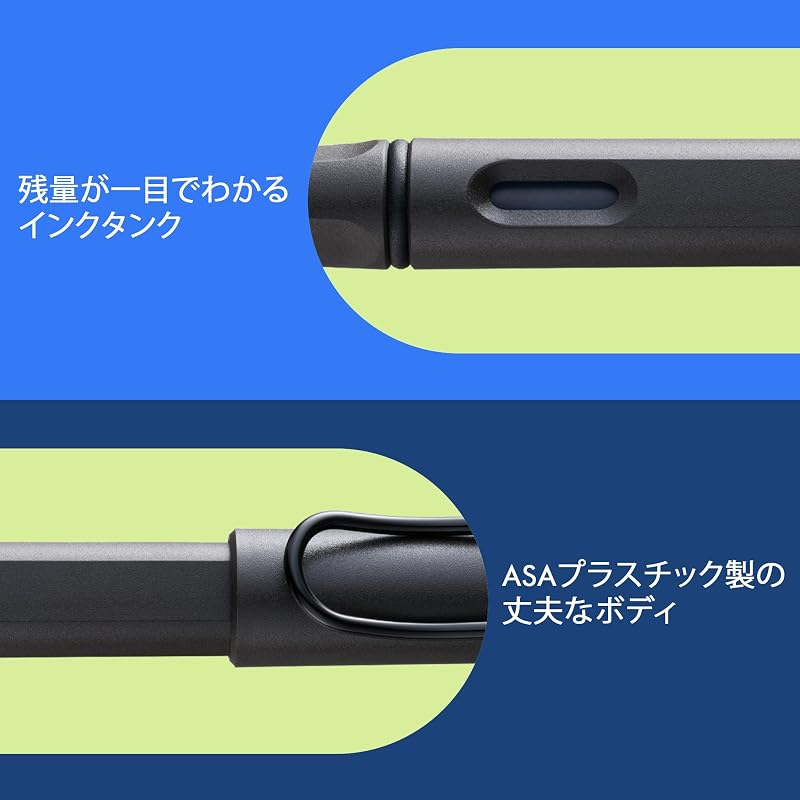 LAMY Safari Fountain Pen, Extra Fine Nib (EF), Black, L17-EF, Dual-Use (Converter Sold Separately), Genuine Imported Product