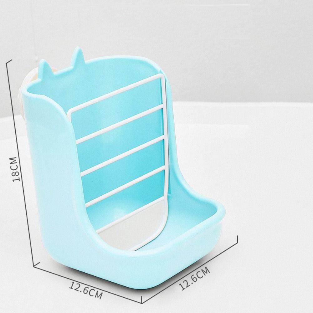 Anti Scratching Rabbit Cage Bowl Hanging Fixed Hay Feeder Holder Grass Feeding Rack  Bunny