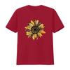 Leopard Sunflower T Shirt Print Botanical Mothers Day Gift Unisexs Flowers Vintage Breathable Comfortable Fashion