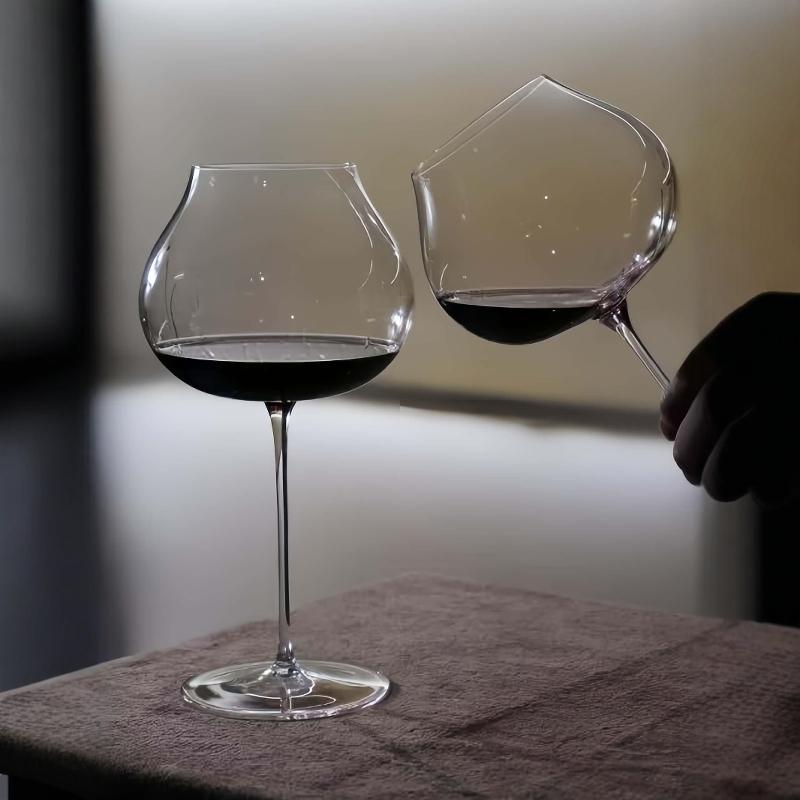 Nordic Ultra-thin Large Red Wine Glass  And High-end With An Excellent Feel Burgundy Glass Crystal Tall glass Banquet Wine