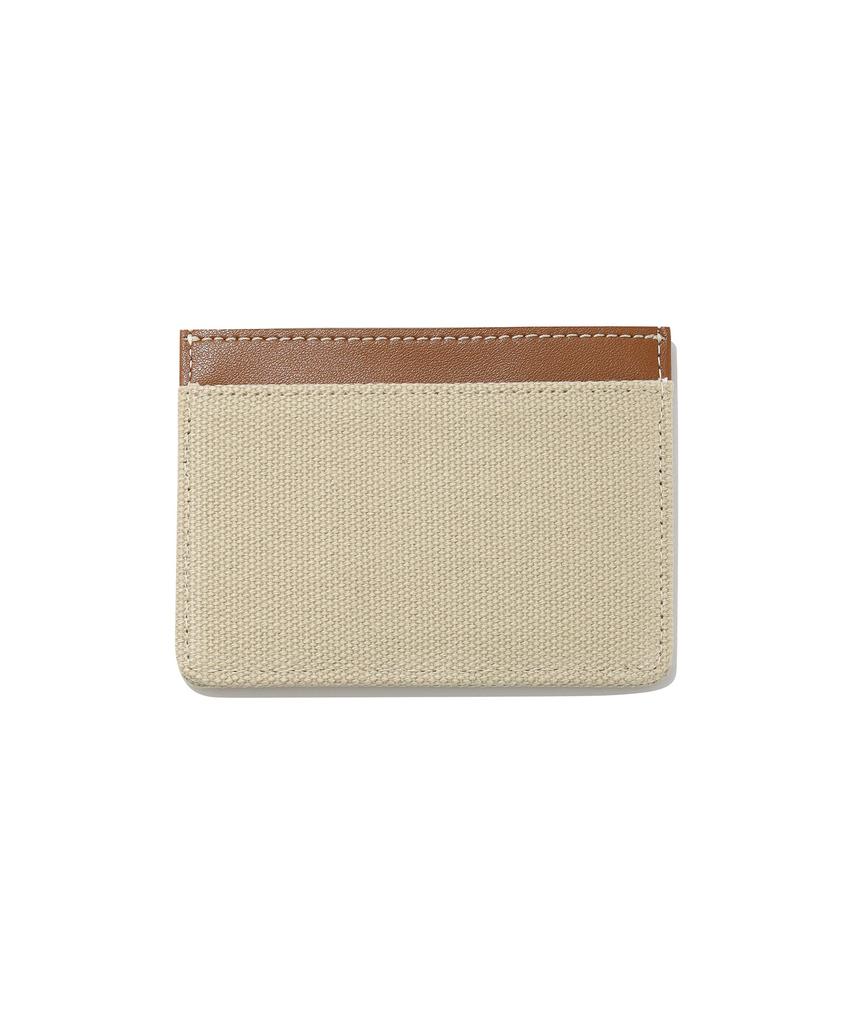 Covernat Canvas Card Holder Beige