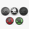 80mm 90mm ABS Emblem For Skoda Fabia 1 2 Octavia a7 RS Superb Rapid Yeti Karoq Vision Car Head Front Rear Boot Tailgate Sticker aga633