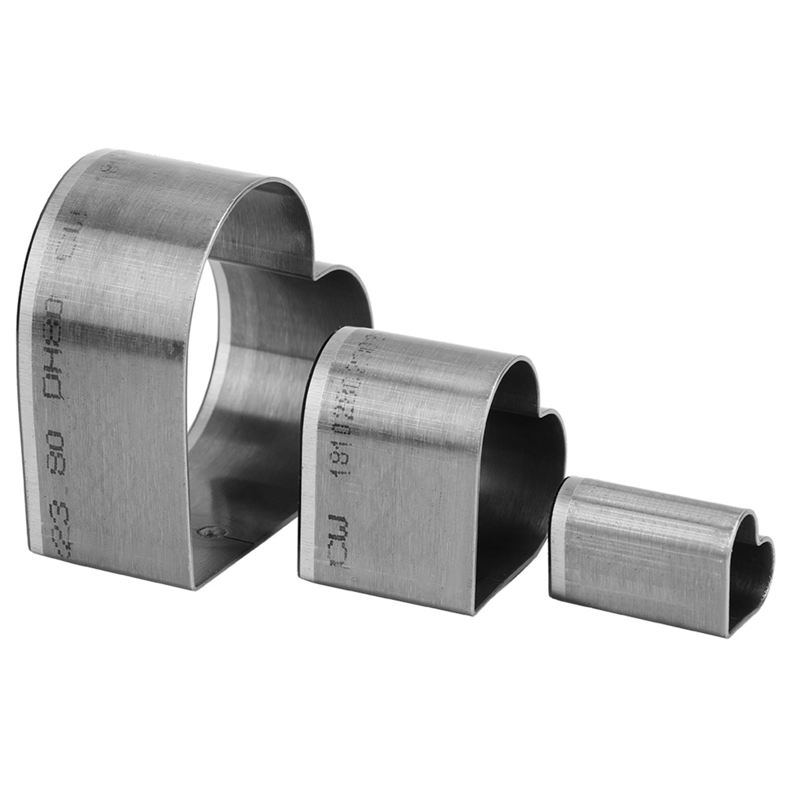 

3pcs DIY Leather Craft Cutter Set Knife Mold Die Template Cutting Punching Tool (Heart)