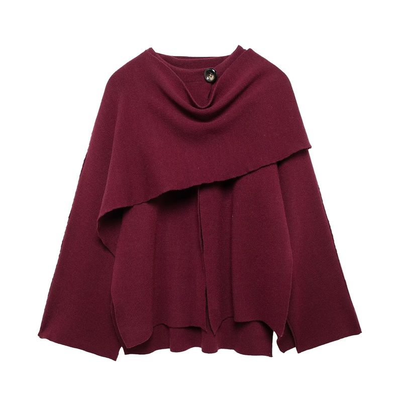 Kaslead New Arrival Women's Clothing Fashion Style Fashion Minimalist Cape Style Short Coat Outwear 2756107