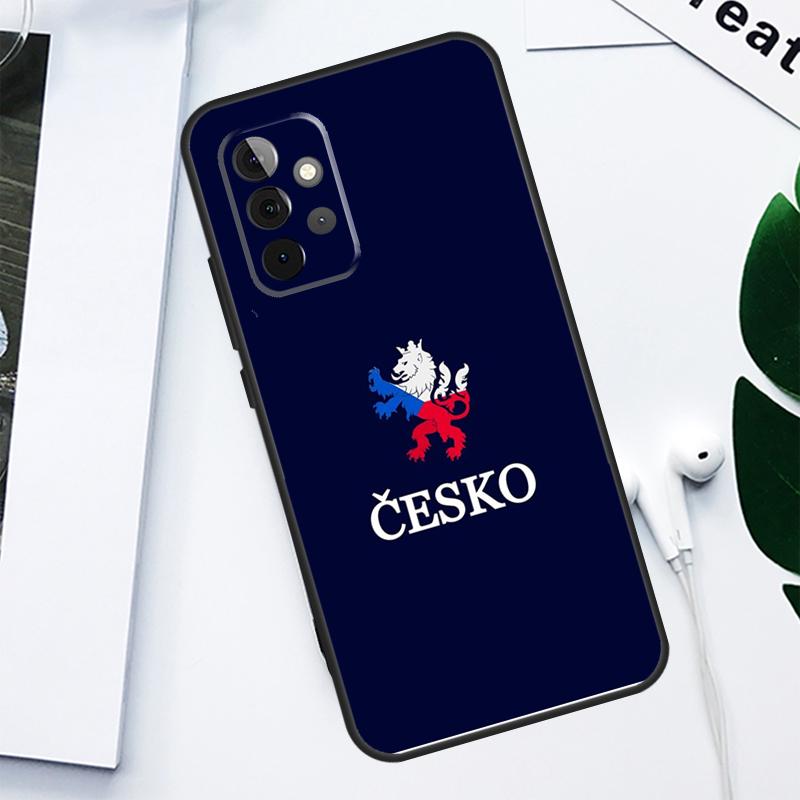 

Czech Republic Flag For Samsung Galaxy A34 A54 A14 A55 A35 A15 A53 A33 A13 A05 A06 A16 A22 A32 A52 Phone Case Samsung A42 5G