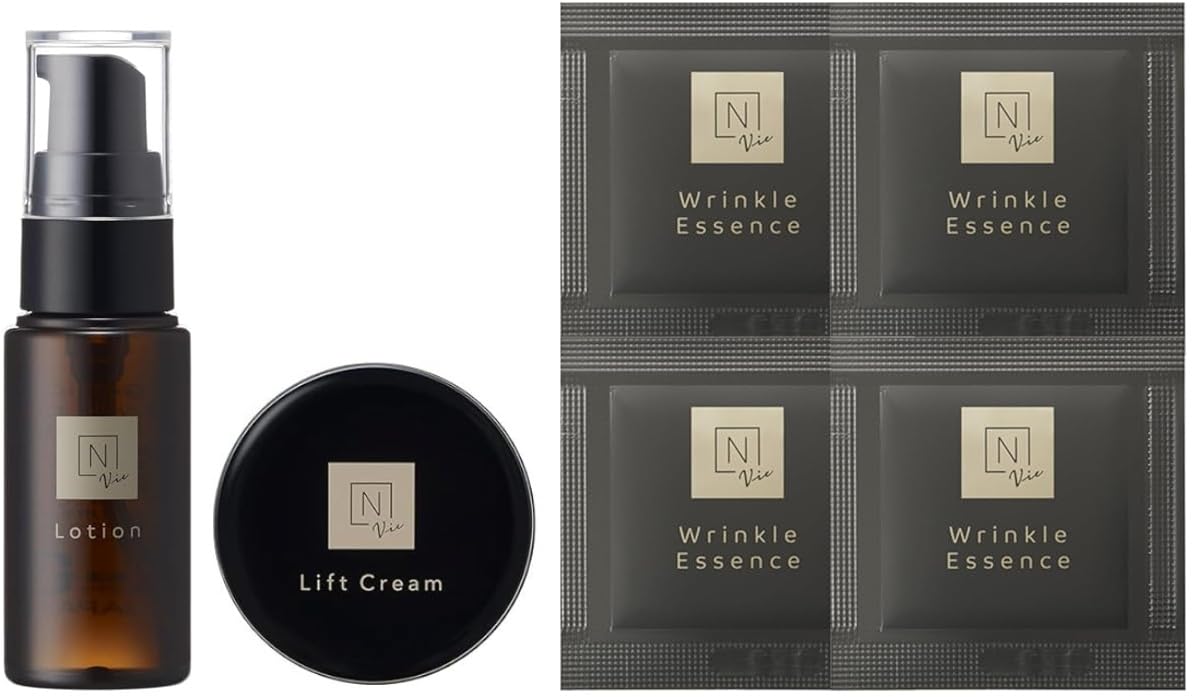 

N organic Vie Trial Set Eye Hyaluronic Acid Lift 1 week For dry fine lines and aging Relaxing citrus Travel Set N organic (Lotion, Serum, Cream) білий