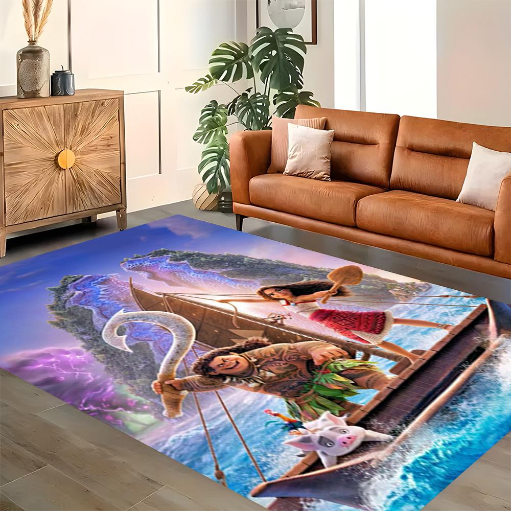 Moana's Adventure On The Waves rug for Living Room rug, Bedroom, Study Room, Hallway Decoration, Perfect for Home Decoration or Holiday Gifts