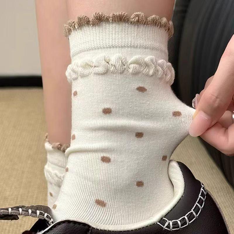 Socks, Socks, Autumn Lace, College Style, Sweet Piles, Socks, Ballet Style, Idea Gauze Socks