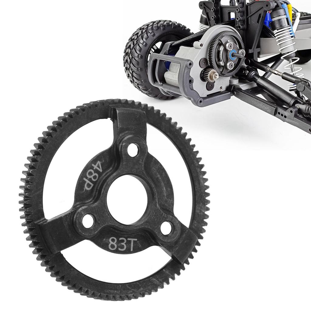 48P Steel Spur Gear Hardened RC Steel Spur Gear Set for Slash 2 1Celsius10 RC Car Upgraded Parts