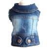 Pet Dog Clothes Denim Jacket Small Dog Vintage Spring Autumn Winter