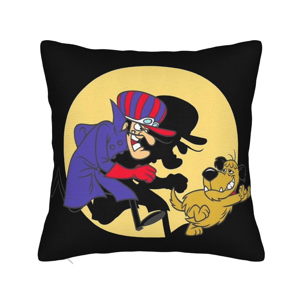Wacky Races Muttley Satanas Pillowcase Soft Fabric Cushion Cover Decor  Pillow Case Cover Home Wholesale 40X40cm